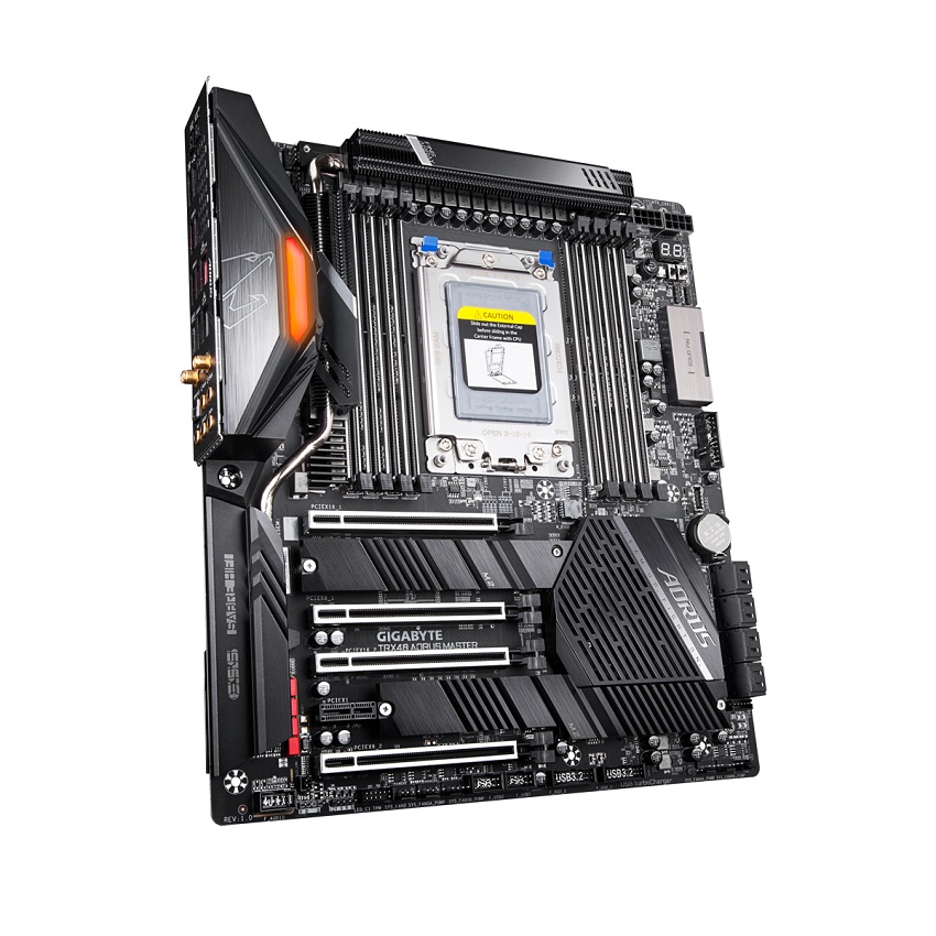 Mainboard GIGABYTE TRX40 AORUS MASTER (AMD TRX40/Socket  sTRX4/E-ATX/8 khe RAM DDR4)