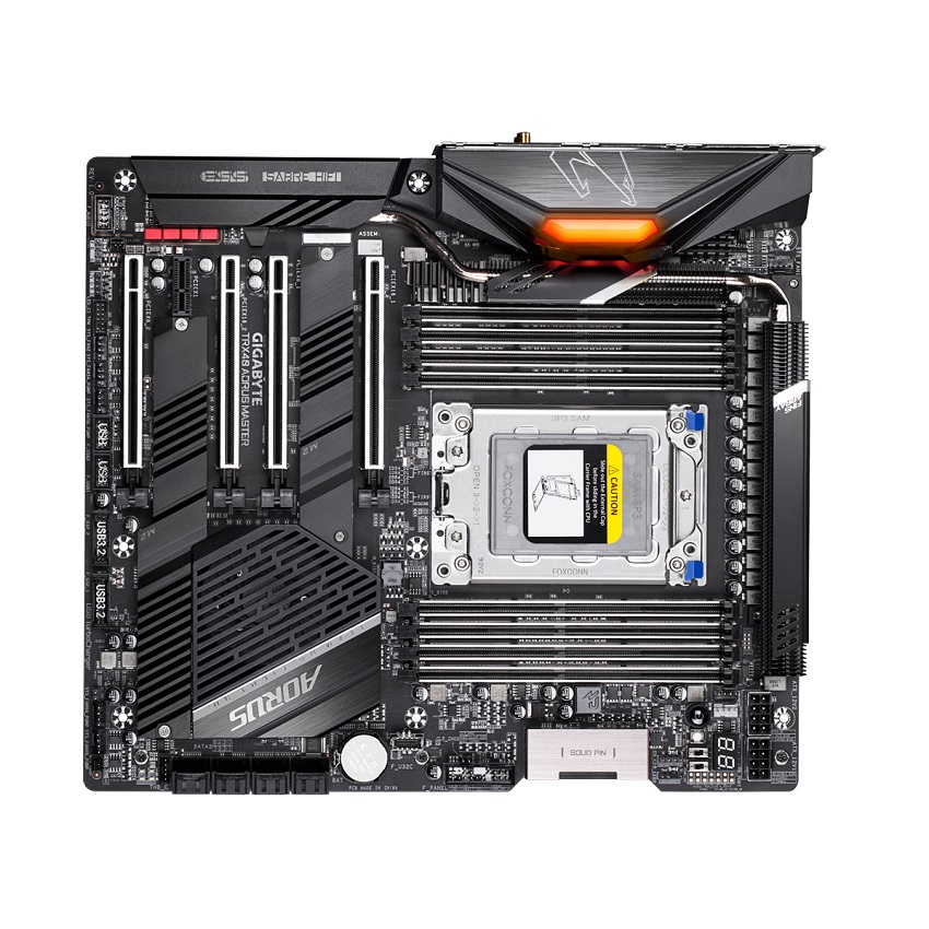 Mainboard GIGABYTE TRX40 AORUS MASTER (AMD TRX40/Socket  sTRX4/E-ATX/8 khe RAM DDR4)