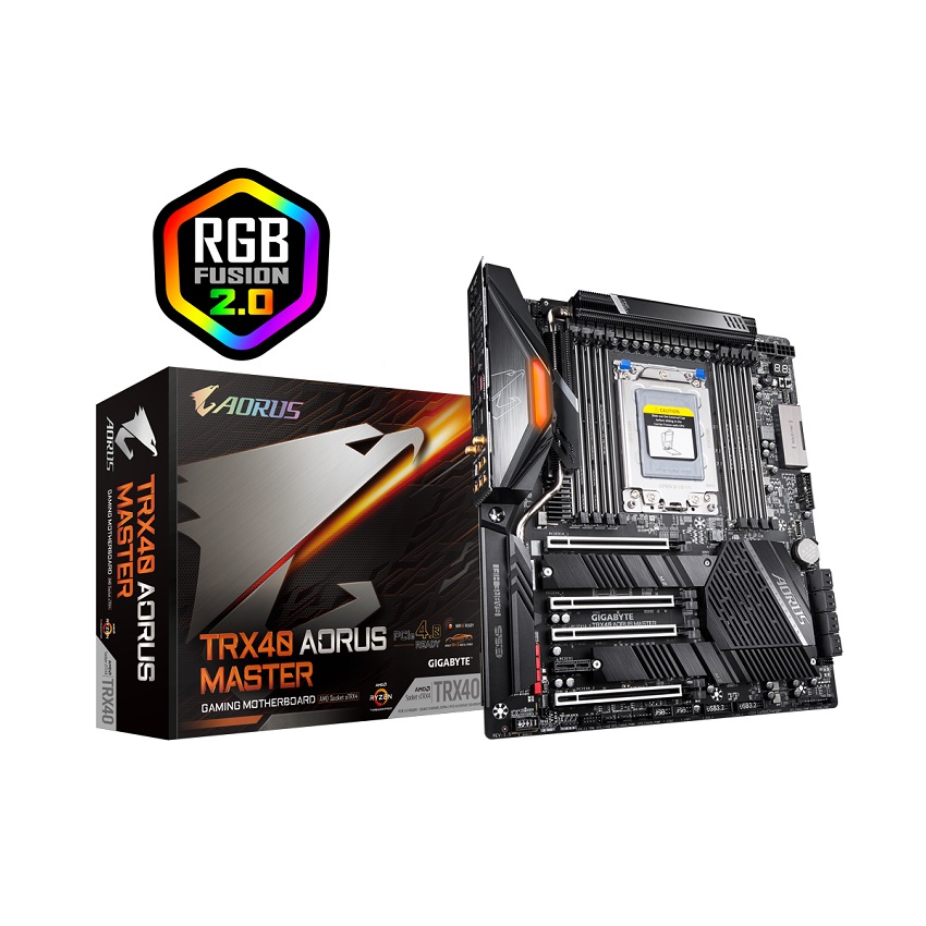 Mainboard GIGABYTE TRX40 AORUS MASTER (AMD TRX40/Socket  sTRX4/E-ATX/8 khe RAM DDR4)