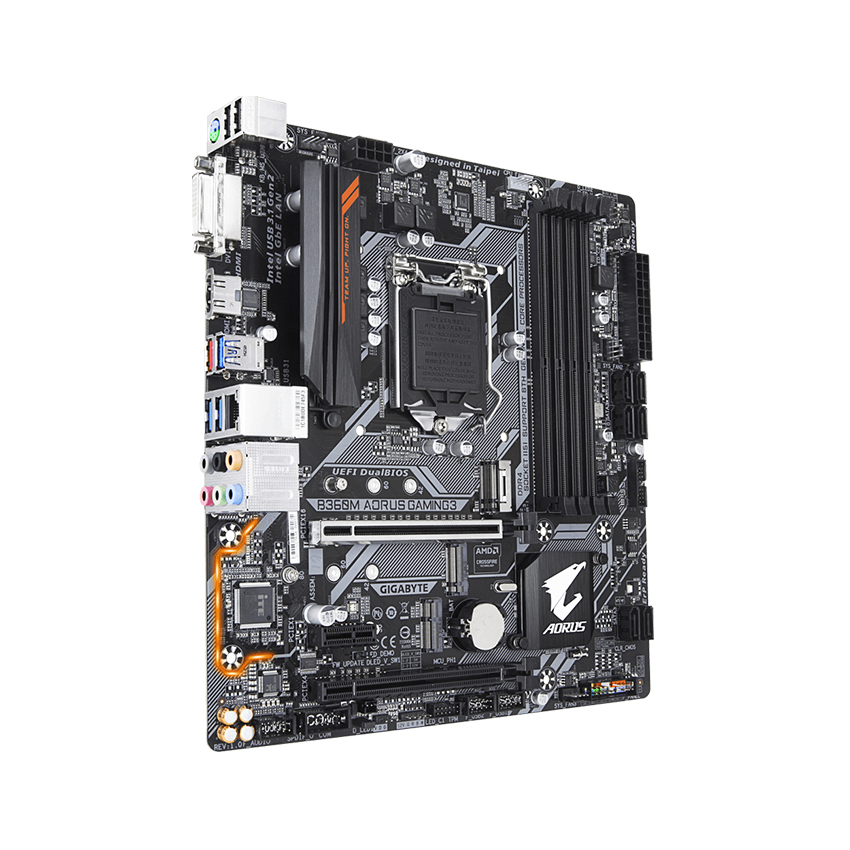 Mainboard Gigabyte B360M Aorus Gaming 3 (Intel B360/Socket 1151-v2/4khe RAM DDR4)