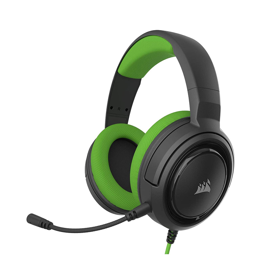 Tai nghe Corsair HS35 Stereo Green