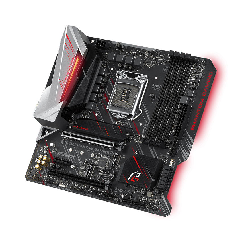 Mainboard ASROCK B365M Phantom Gaming 4 (Intel B365/Socket 1151/mATX/4 khe Ram DDR4)