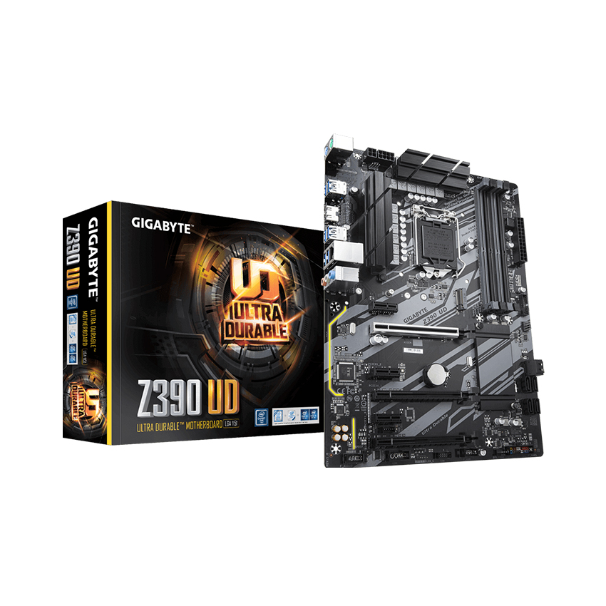 Mainboard GIGABYTE Z390 UD (Intel Z390/Socket 1151/ATX/4 khe RAM DDR4)