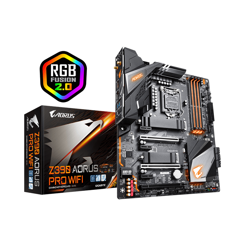 Mainboard GIGABYTE Z390 Aorus Pro (Wifi) (Intel Z390/Socket 1151/ATX/4 khe Ram DDR4)