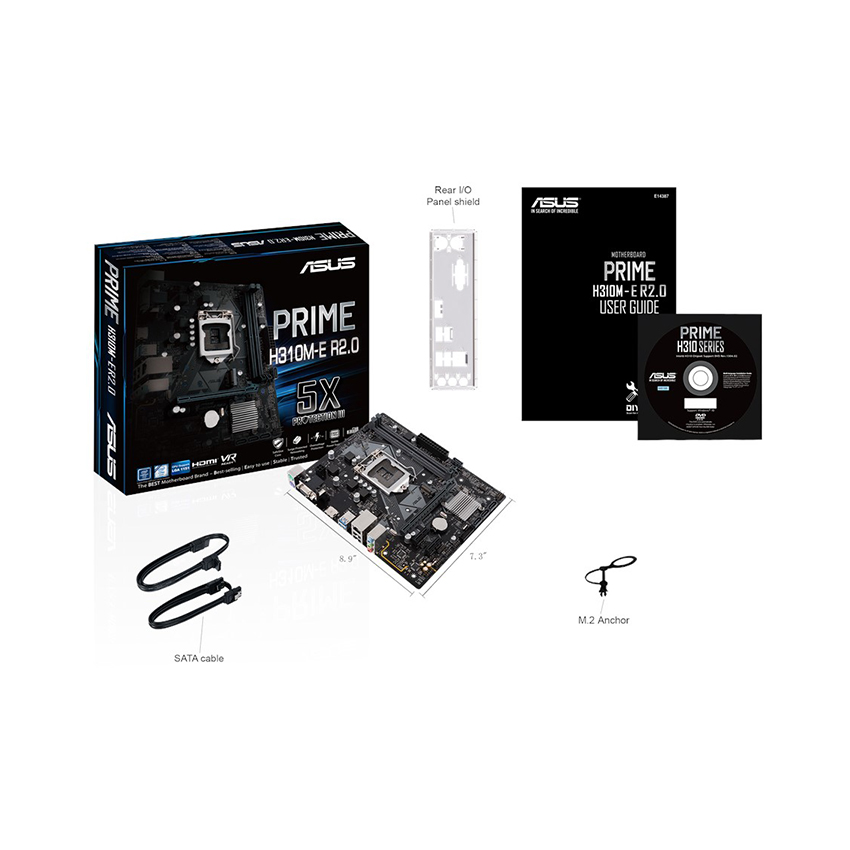 Mainboard ASUS PRIME H310M-E R2.0 (Intel H310/Socket 1151/2 khe RAM DDR4)