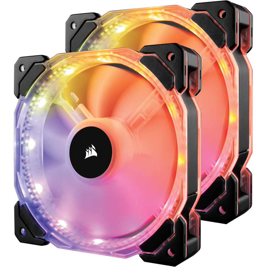 Bộ 2 Fan case Corsair HD140 RGB 