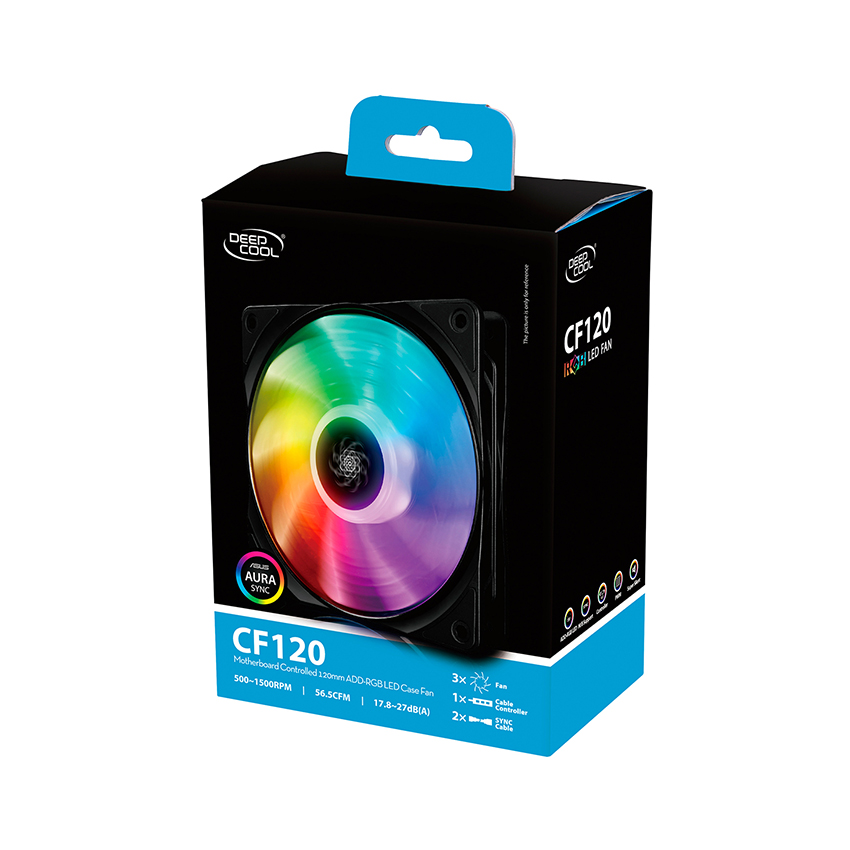 Fan case Deepcool CF 120 Addressable-RGB (3 pcs/pack)
