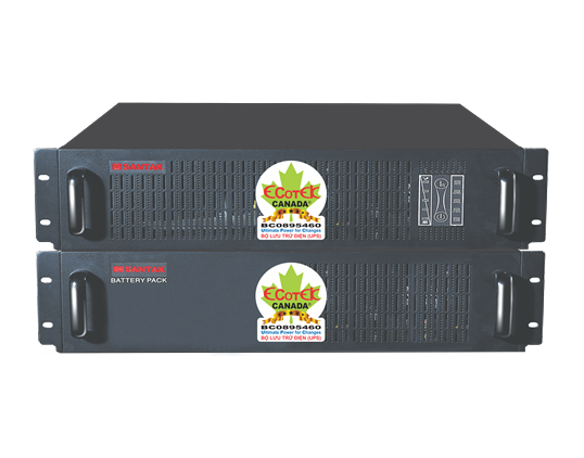 UPS Santak True On-line 2KVA C2KR- lắp trong tủ rack