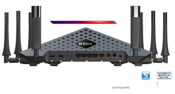 Router Wifi D-Link DIR-895L (Xám)