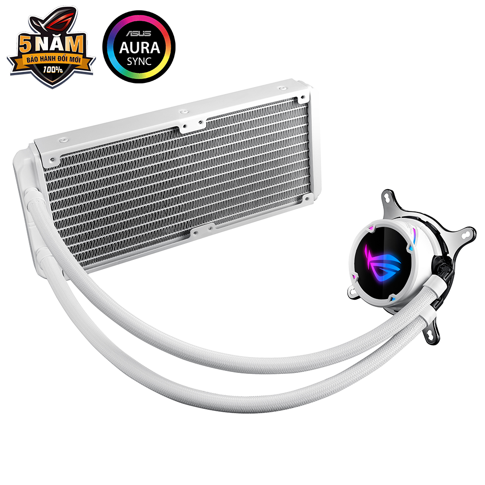 Tản nhiệt nước Asus ROG Strix LC 240 RGB White Edition