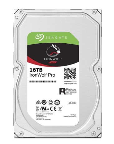 Ổ cứng PC Seagate Ironwolf Pro (16TB/3.5 inch/7200RPM/SATA3 6GB/s, 256MB Cache) - ST16000NE000
