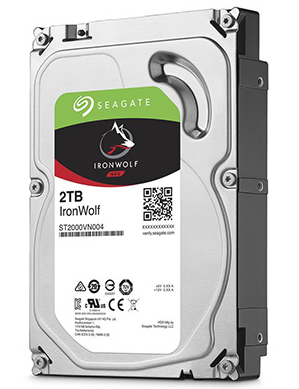 Ổ cứng HDD Seagate Ironwolf NAS (2TB/3.5 inch/5900RPM/SATA3 6GB/s, 64MB Cache) - ST2000VN004