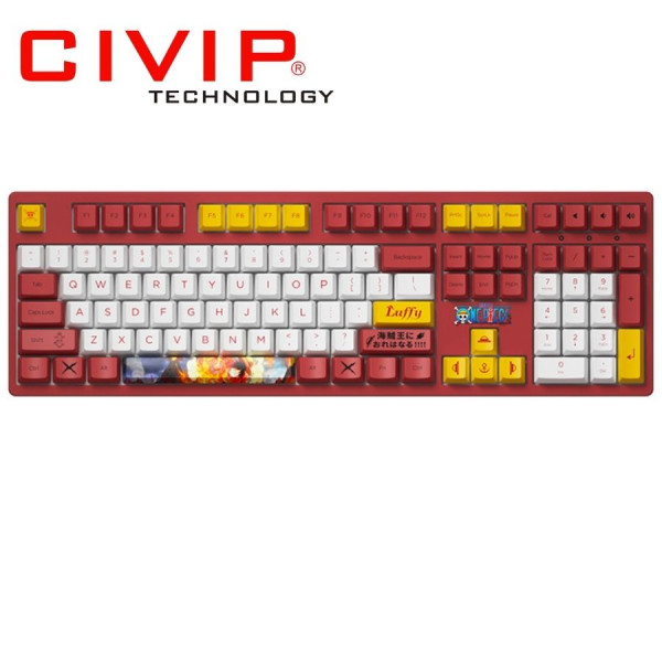Bàn phím Akko 3108 V2 On Piece - Luffy (AKKO Orange switch)