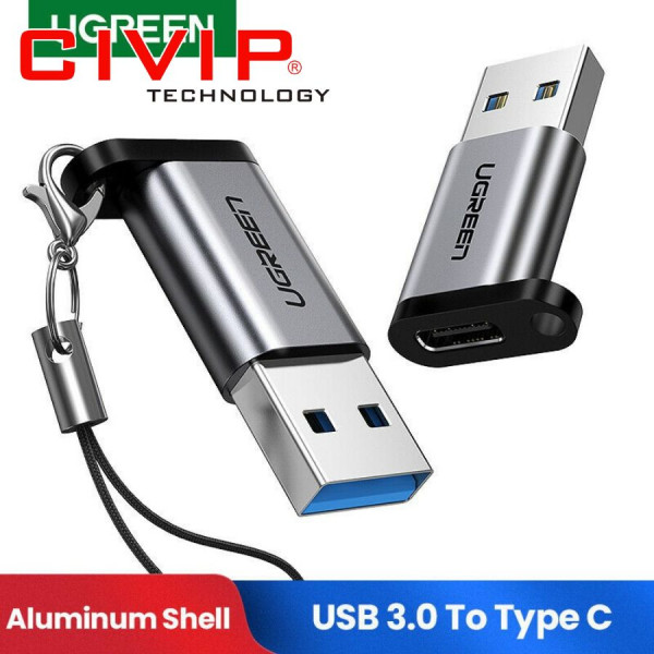 Đầu chuyển đổi USB 3.0 to USB type-C chính hãng Ugreen 50533 cao cấp