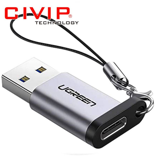 Đầu chuyển đổi USB 3.0 to USB type-C chính hãng Ugreen 50533 cao cấp