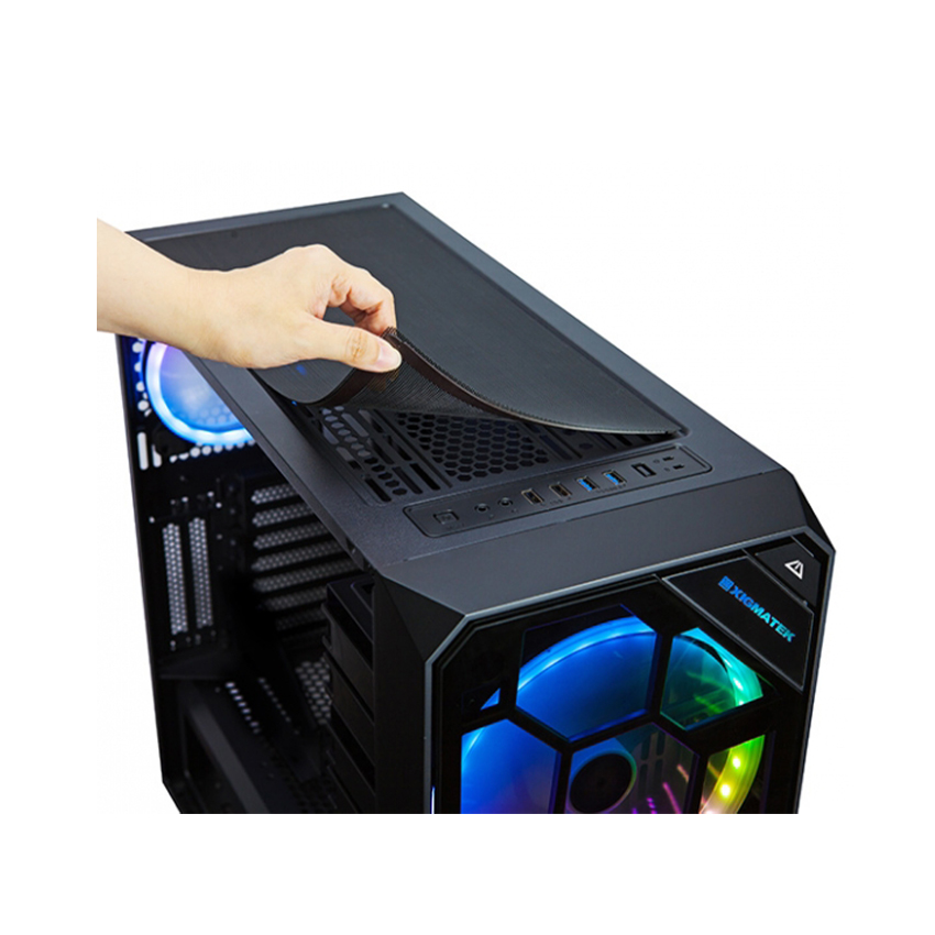 Case Xigmatek ZEST (Mid Tower/Màu Đen) - EN41541