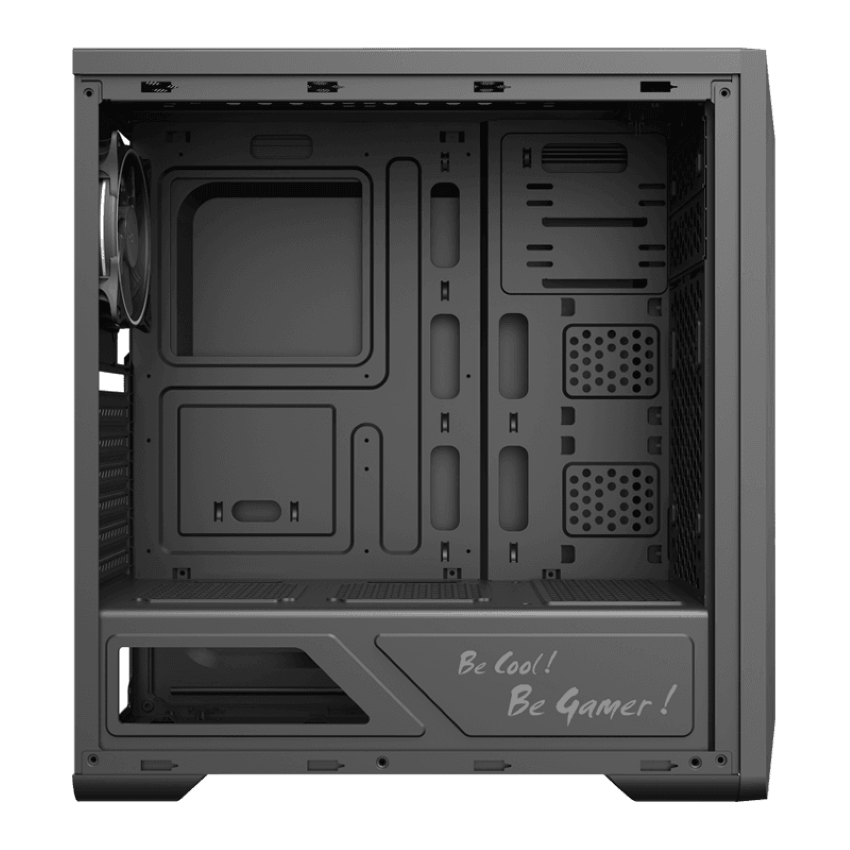 Vỏ Case GAMEMAX G517 SHINE (Mid Tower/Màu Đen/Led RGB)