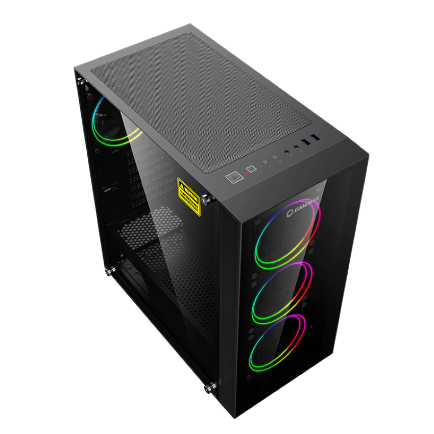 Vỏ Case GAMEMAX Draco XD (Mid Tower/Mầu Đen)