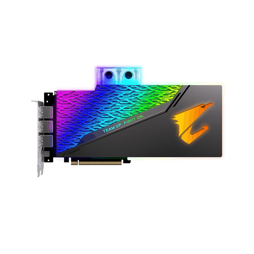 Card màn hình GIGABYTE AORUS RTX 2080 Ti XTREME WATERFORCE WB (11GB GDDR6/352-bit/HDMI+DP+Type-C)