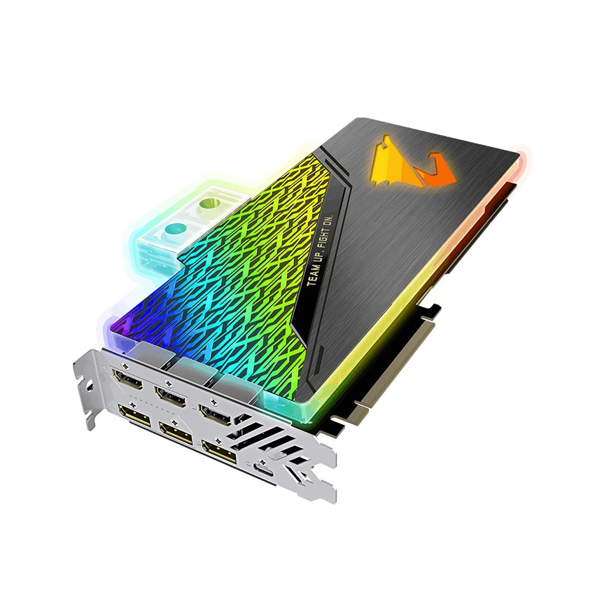 Card màn hình GIGABYTE AORUS RTX 2080 Ti XTREME WATERFORCE WB (11GB GDDR6/352-bit/HDMI+DP+Type-C)