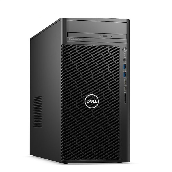 Máy tinh trạm Dell Precision 3660 Tower T3660-I913900-Linux (Intel Core i9-13900/16GB (2x8Gb) DDR5/256SSD+1TB HDD/DVD+/-RW/VGA Nvidia T400 4GB/500W/Linux/3Y/Prosup)