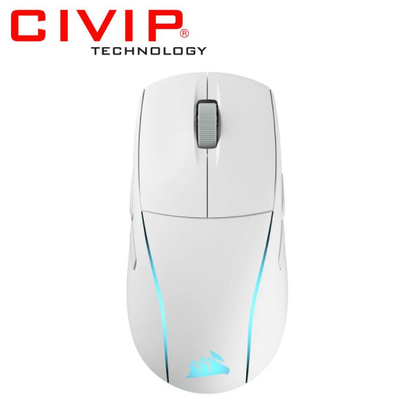 Chuột gaming Corsair M75 WIRELESS Lightweight RGB - White