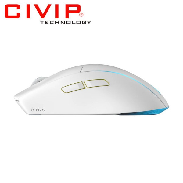 Chuột gaming Corsair M75 WIRELESS Lightweight RGB - White