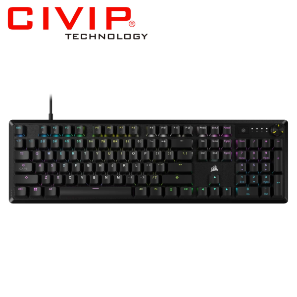 Bàn phím cơ có dây Corsair K70 CORE RGB - Black