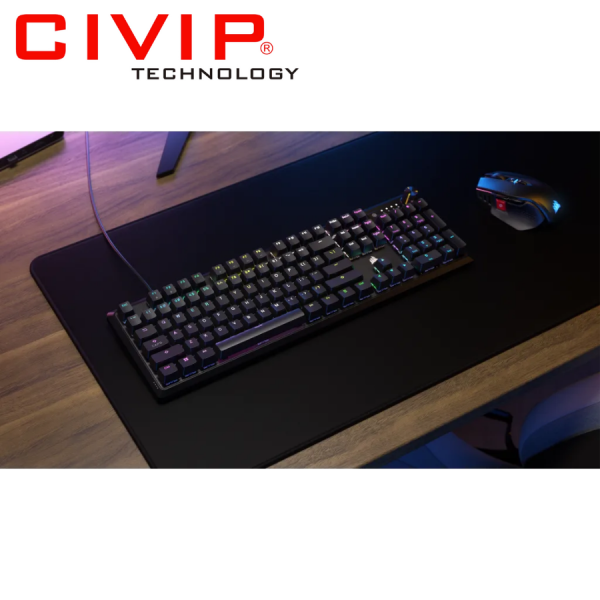 Bàn phím cơ có dây Corsair K70 CORE RGB - Black