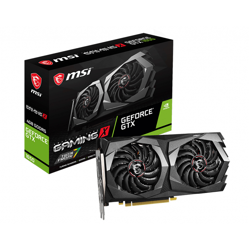 Card màn hình MSI GTX 1650 GAMING X (4GB GDDR5/192-bit/HDMI+DP)
