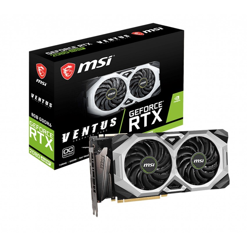 Card màn hình MSI RTX 2080 Super VENTUS XS OC (8GB GDDR6/256-bit/HDMI+DP)