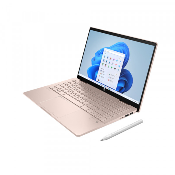 Laptop HP Pavilion X360 14-ek2027TU 9Z2V9PA (Intel Core 7 150U/ 16GB/ 512GB/ 14 inch FHD/ Cảm ứng/ Win 11/ Vàng)