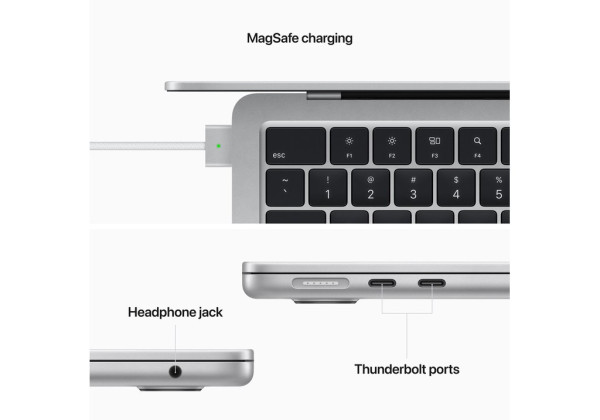 Laptop Apple Macbook Air M2 MLXY3SA/A (8 core/ 8GB/ 256GB/ 13.6Inch/ Mac OS/ Silver)