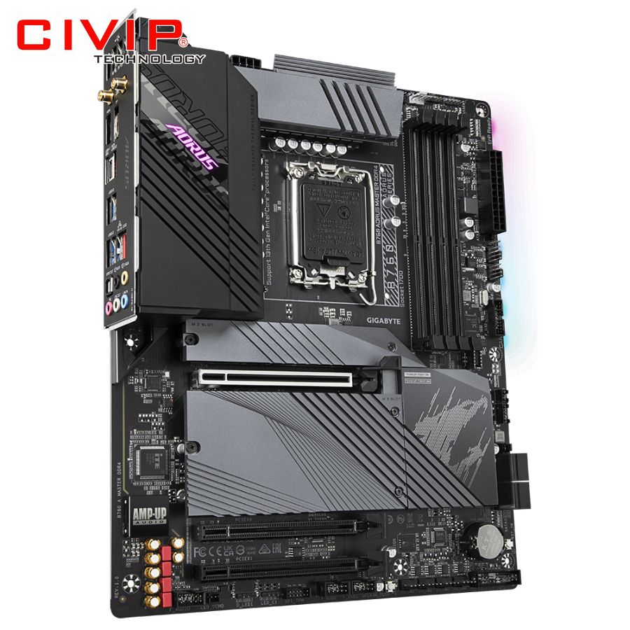 GIGABYTE B760 AORUS MASTER DDR4 (Chipset B760, Socket Intel LGA1700, DDR4, DP / HDMI, ATX)