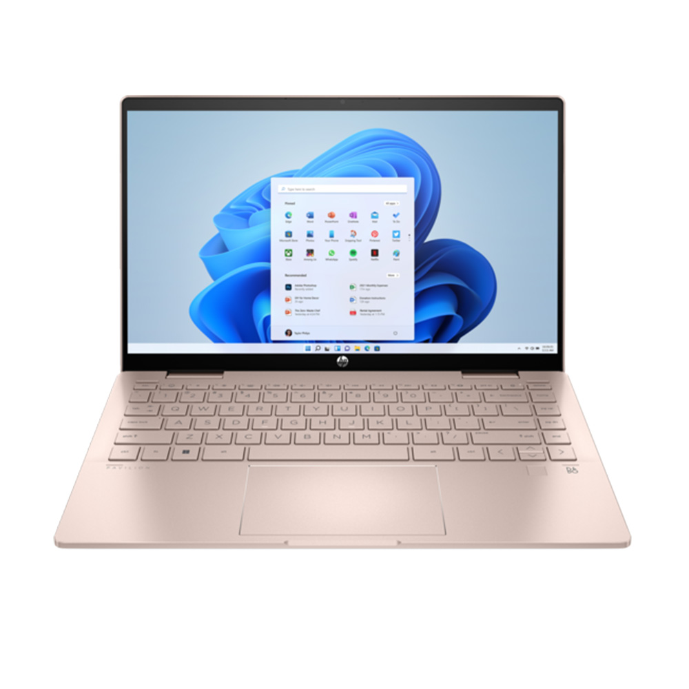 Laptop HP Pavilion X360 14-ek2027TU 9Z2V9PA (Intel Core 7 150U/ 16GB/ 512GB/ 14 inch FHD/ Cảm ứng/ Win 11/ Vàng)