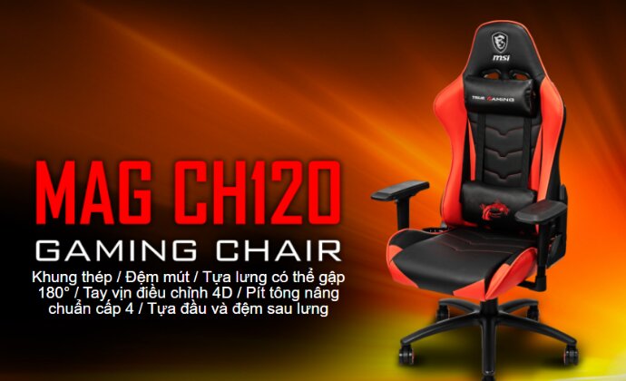 Ghế Gaming GEAR MAG CH120 đến từ Hãng MSI.