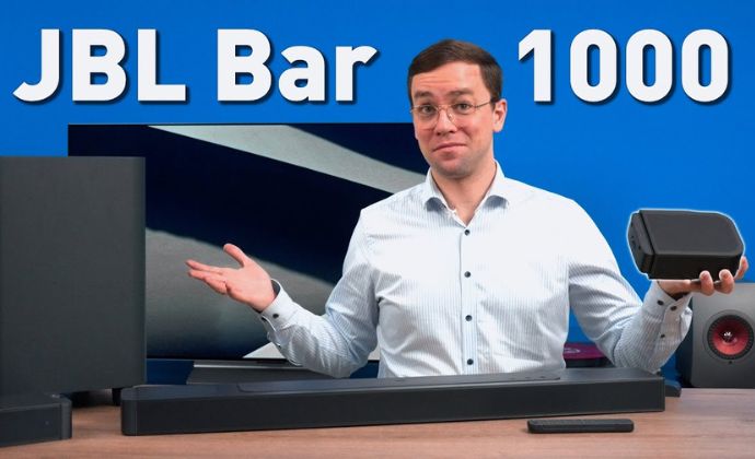 JBL Bar 1000 - soundbar thiết kế module tháo rời đa dụng.