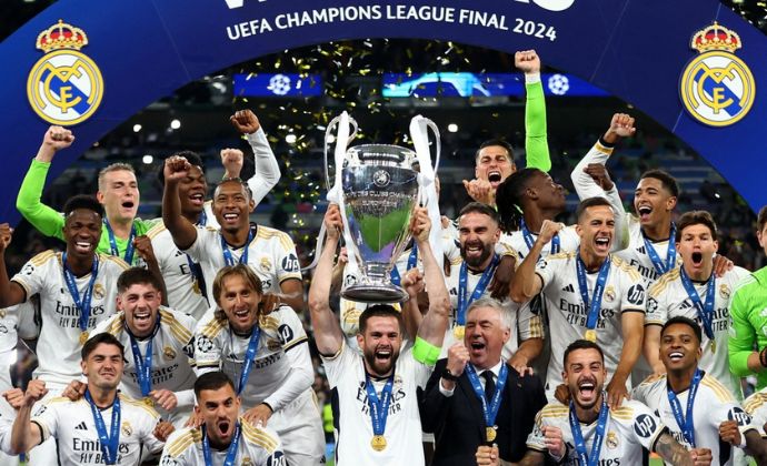 Chúc mừng Real Madrid vô địch Champions League 2024.