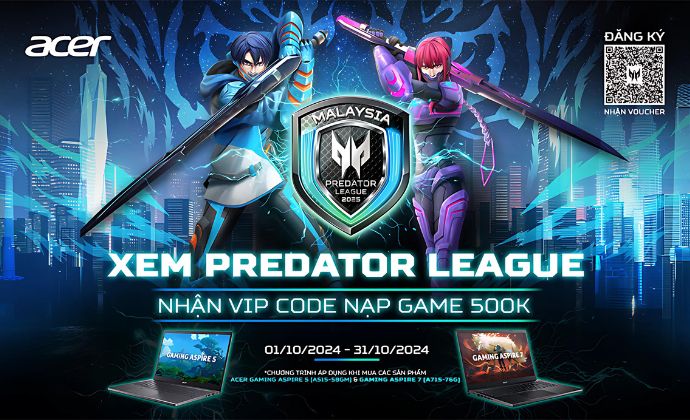 Giải đấu Predator League 2025 và vòng loại chính thức tại Việt Nam bắt đầu.