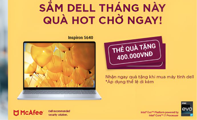 CTKM Dell tháng 11: SẮM DELL THÁNG NÀY, QUÀ HOT CHỜ NGAY!