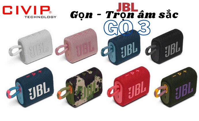 JBL GO 3 ra mắt tại thị trường Việt Nam.