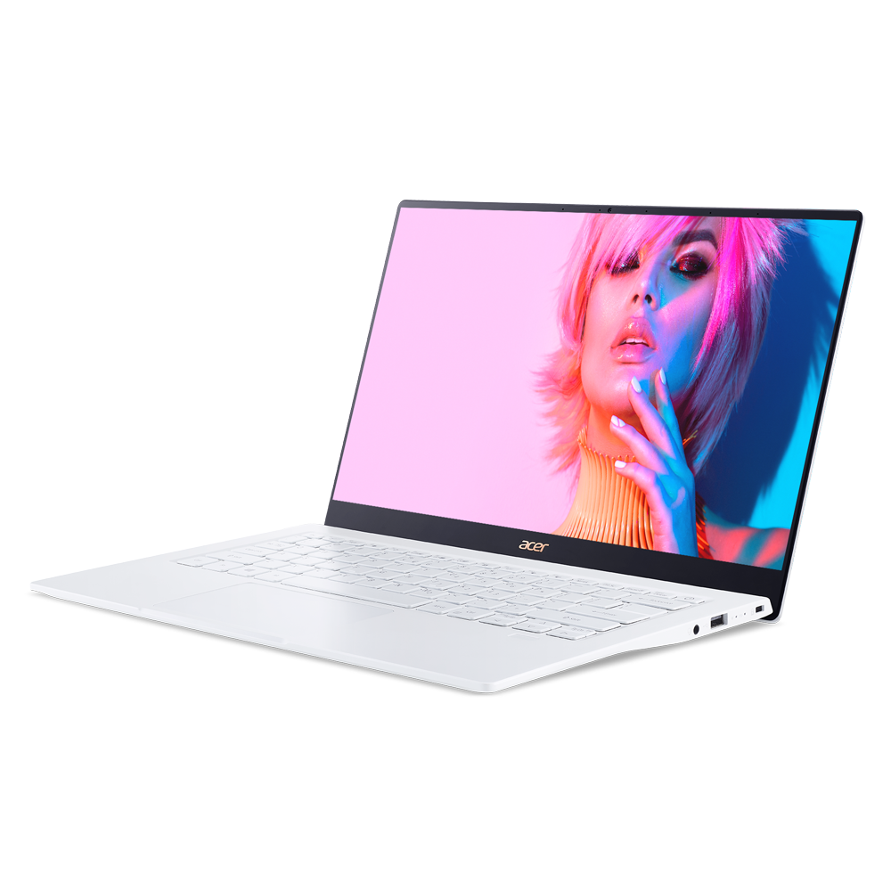 Laptop ACer Swift 5 SF514-54T-793C (i7 1065G7/8GB RAM/512GB SSD/14.0FHDT/Win10/Trắng) - NX.HLGSV.001