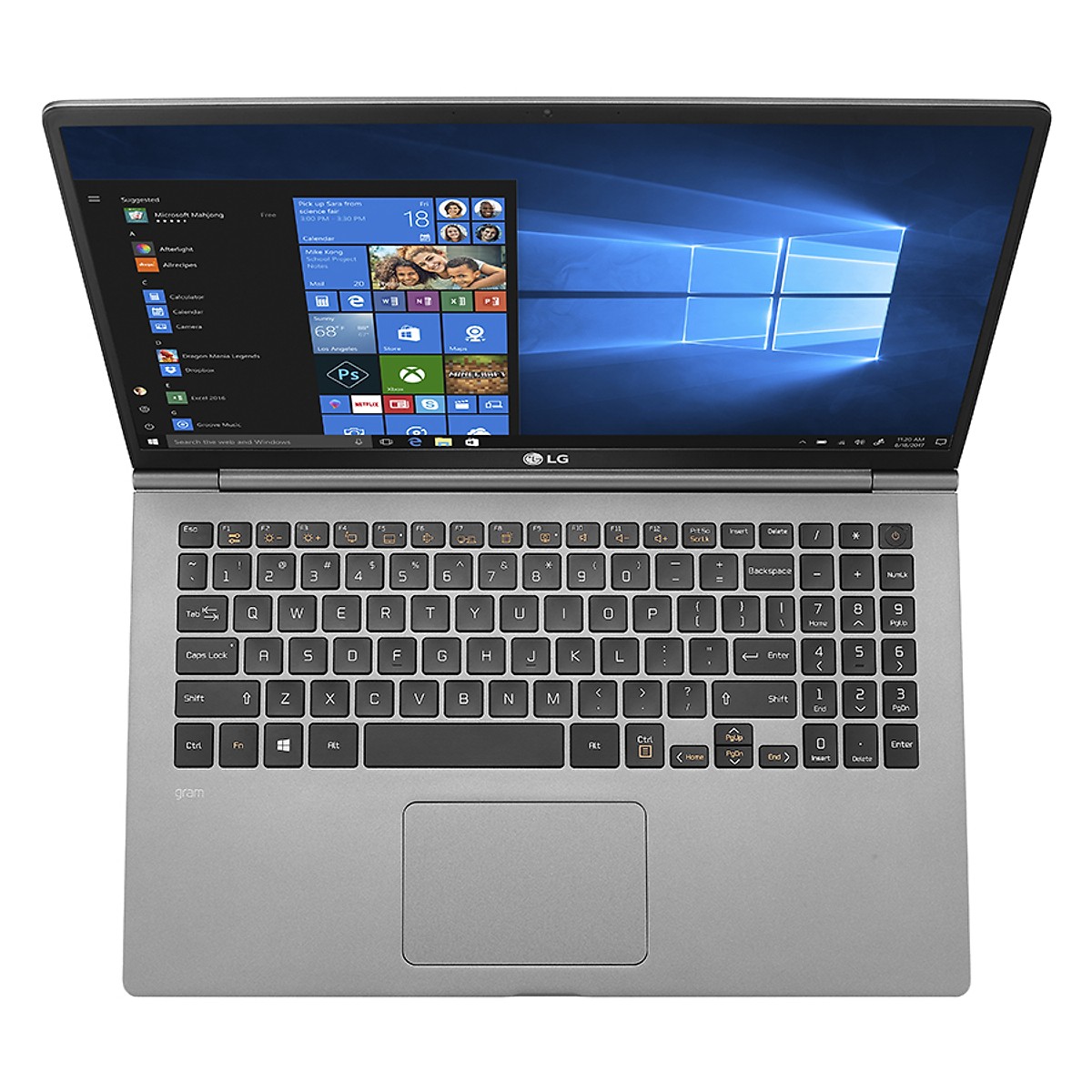 Laptop LG Gram 15 inch 15Z980  (i5 8250U/8GB RAM/512GB SSD/15.6 inch FHD/Win 10) - G.AH55A5