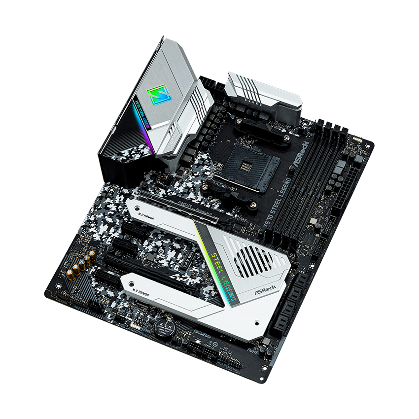 Mainboard ASROCK X570 Steel Legend (AMD X570/Socket AM4/ATX/4 khe RAM DDR4)