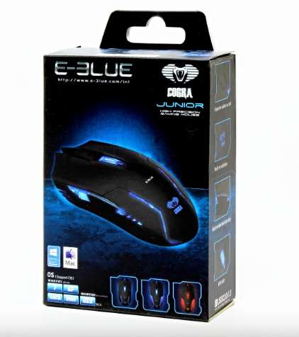 Chuột chơi game Eblue Cobra II EMS151GR Optical USB Black