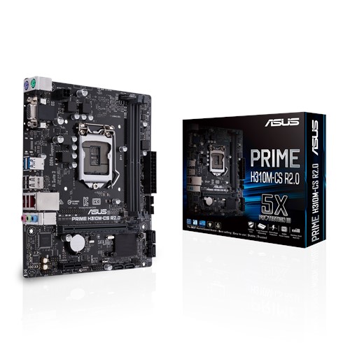 Mainboard ASUS PRIME H310M-CS R2.0 (Intel H310/Socket 1151/mATX/2 khe RAM DDR4)