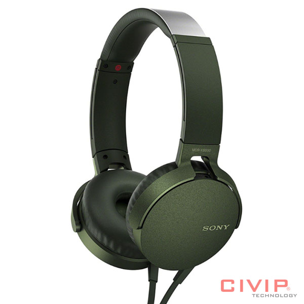 Tai nghe Sony MDR-XB550AP (Green)