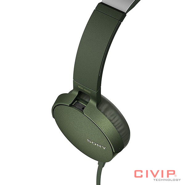 Tai nghe Sony MDR-XB550AP (Green)