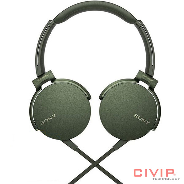 Tai nghe Sony MDR-XB550AP (Green)