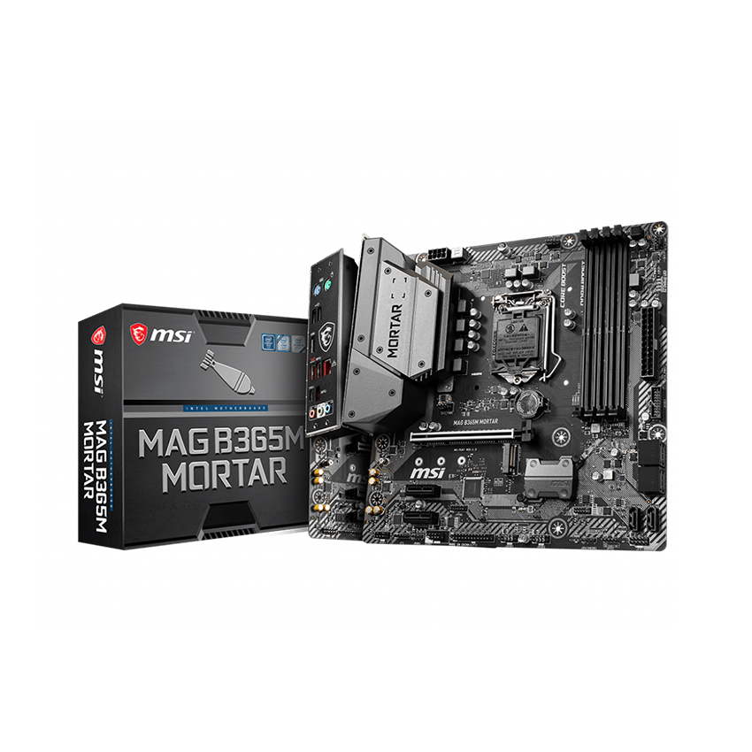 Mainboard MSI MAG B365M Mortar (Intel B365/Socket 1151-v2/m-ATX/4 khe RAM DDR4)